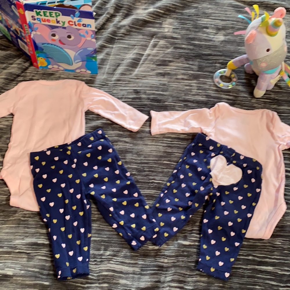 Carter’s little sister matching twin sets - Picture 4 of 6
